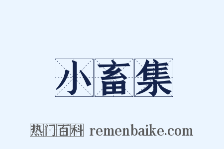 小畜集是什么意思的图片